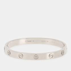 Cartier Love 18k White Gold Bracelet 16