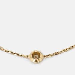 Pre Owned Cartier d'Amour Diamond 18k Yellow Gold Mini Model Bracelet