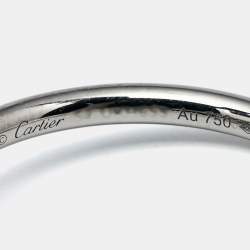 Cartier Juste Un Clou 18k White Gold Small Model Ring Size 54