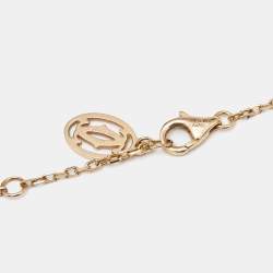 مملوكة مسبقًا Cartier d'Amour Diamond 18k Rose Gold Small Model Bracelet