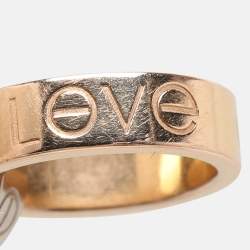 Cartier Love Interlocking Loops 18k Two Tone Gold Bracelet Motif
