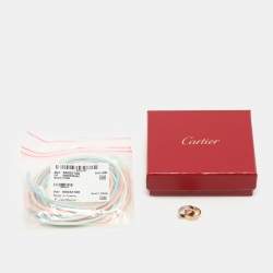 Cartier Love Interlocking Loops 18k Two Tone Gold Bracelet Motif