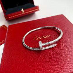 Cartier 18K White Gold, Diamond Juste Un Clou Bracelet