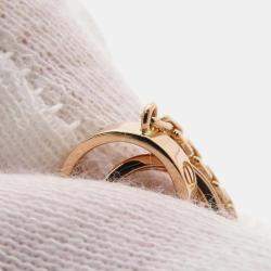 Cartier 18K Rose Gold and Diamond Love Pendant Necklace