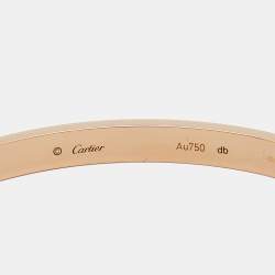 Cartier Love 18k Rose Gold Classic Model Bracelet 19