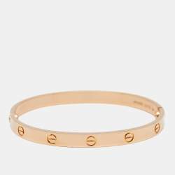 Cartier Love 18k Rose Gold Classic Model Bracelet 19