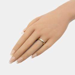 Pre Owned Cartier 18K Yellow, White, Pink Gold Trinity Vendome Ring EU 54