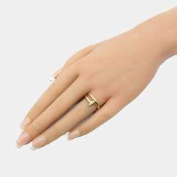 Cartier 18K Yellow Gold Diamond Juste Un Clou Ring EU 50