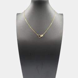 Pre Owned Cartier 18K Yellow Gold Baby Love Diamond Necklace