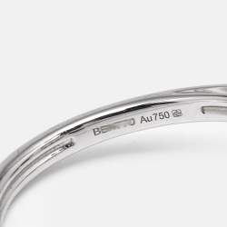 Cartier Amulette de Cartier Diamond 18K White Gold Ring Size 50