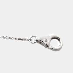 Cartier 18K White Gold and Diamond Amulette De Cartier Pendant Necklace
