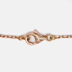 Cartier C Heart de Cartier Diamond 18k Rose Gold Necklace