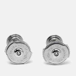 Cartier d'Amour Diamonds 18k White Gold Medium Model Stud Earrings