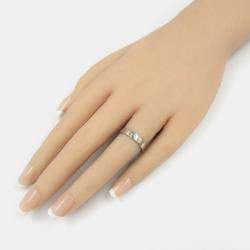 Pre Owned Cartier 18K White Gold Love Band Ring EU 51
