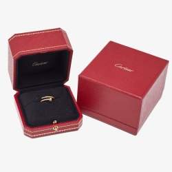 مملوكة مسبقًا Cartier Juste Un Clou 18k Rose Gold Small Model Ring Size 54