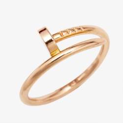 مملوكة مسبقًا Cartier Juste Un Clou 18k Rose Gold Small Model Ring Size 54