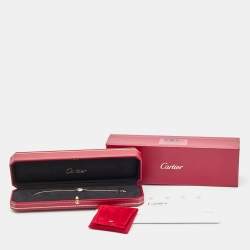 مملوكة مسبقًا Cartier Amulette De Cartier Mother of Pearl Diamond 18k Yellow Gold Bracelet