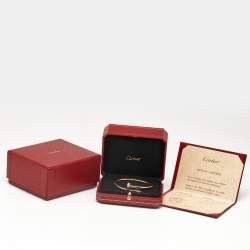 Cartier Juste Un Clou Diamonds 18k Yellow Gold Diamond Bracelet 17