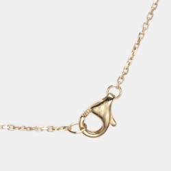 Cartier Amulette De Cartier Diamond Lapis Lazuli 18k Yellow Gold XS Model Pendant Necklace