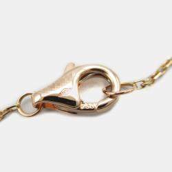 Cartier 18K Rose Gold, Diamond and Onyx Amulette De Cartier Necklace