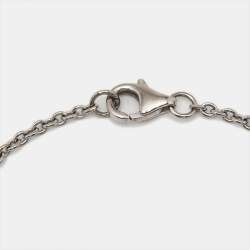 Cartier Love Interlocking Loops 18k White Gold Bracelet