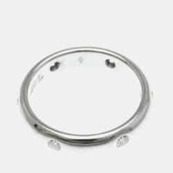 Cartier 18K White Gold Stella Diamond Ring EU 52