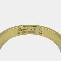 Cartier 18K Yellow Gold Small Love Ring EU 60