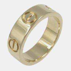 Cartier 18K Yellow Gold Classic Love Ring