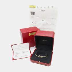 Cartier 18K Yellow Gold Classic Juste un Clou Bracelet