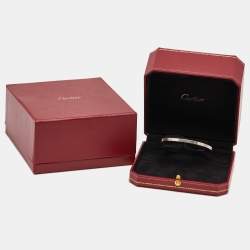 Cartier Love 18k White Gold Small Model Bracelet 18