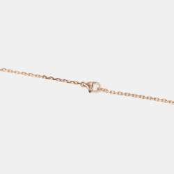 Cartier Trinity Diamond 18k Three Tone Gold Necklace