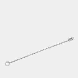 Cartier Agrafe Diamond 18K White Gold Bracelet