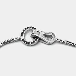 Cartier Agrafe Diamond 18K White Gold Bracelet