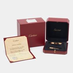 Cartier Love 18k Rose Gold Classic Model Bracelet 18