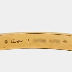Cartier Love 18k Rose Gold Classic Model Bracelet 18