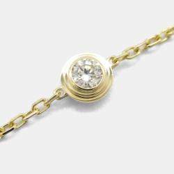 Cartier 18K Yellow Gold Diamond D'Amour Bracelet  