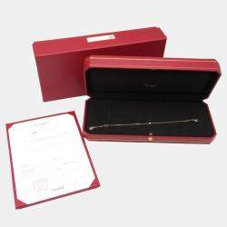 Cartier 18K Rose Gold Diamond D'Amour Bracelet 