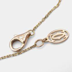 Cartier 18K Rose Gold Diamond D'Amour Bracelet 