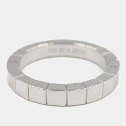 Cartier 18K White Gold Laniere Ring  EU 50