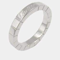 Cartier 18K White Gold Laniere Ring  EU 50