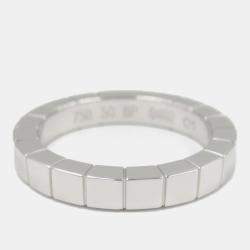 Cartier 18K White Gold Laniere Ring EU 50
