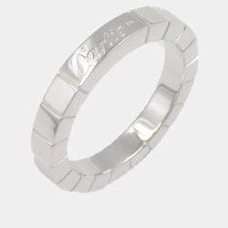 Cartier 18K White Gold Laniere Ring EU 50