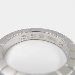 Cartier 18K White Gold Laniere Ring EU 50