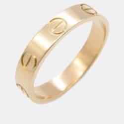 Cartier 18K Pink Gold Mini Love Ring EU 48 