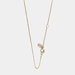 Cartier 18K Yellow Gold Xs Diamond D'Amour Necklace 