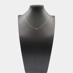Cartier 18K Pink Gold Xs Diamond D'Amour Necklace 