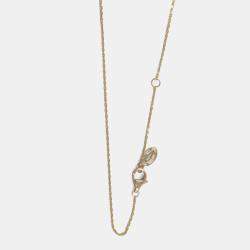 Cartier 18K Pink Gold Xs Diamond D'Amour Necklace 