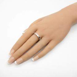 Cartier 18K White Gold Laniere Ring EU 57