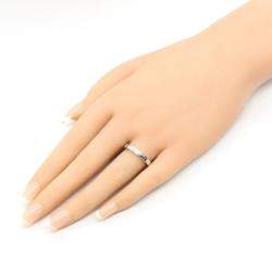 Cartier 18K White Gold Lanieres Band Ring EU 54