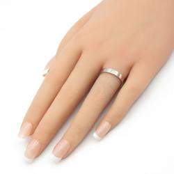 Cartier 18K  White Gold Love Ring EU 55